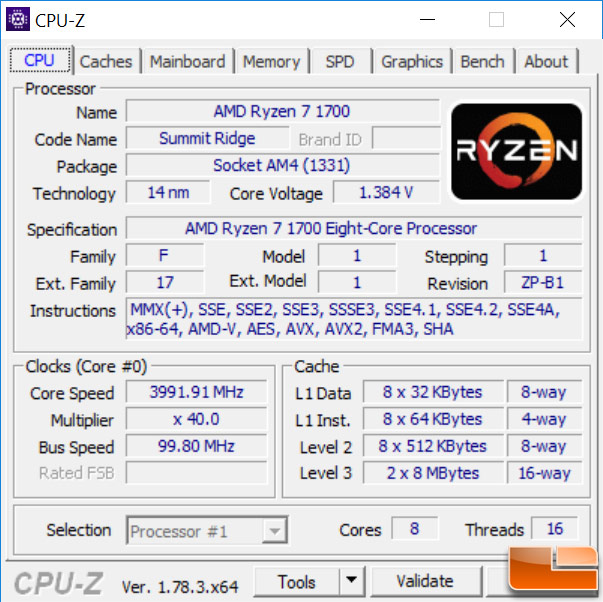 AMD Ryzen 7 1700 Overclocking - Best Ryzen Processor? - Legit Reviews