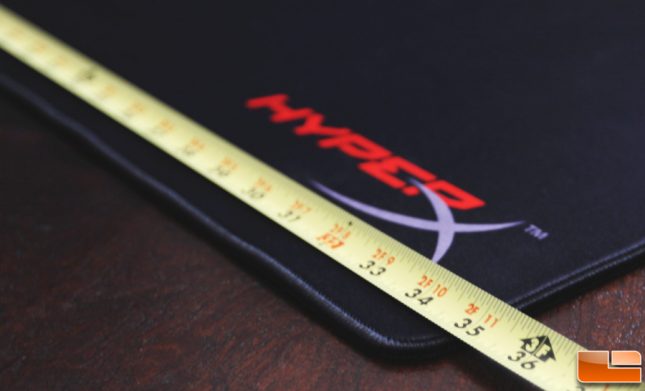 HyperX Fury S Pro Mousepad Bottom Measure