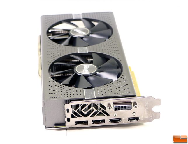 Sapphire NITRO+ Radeon RX 580 Limited Edition Video Outputs