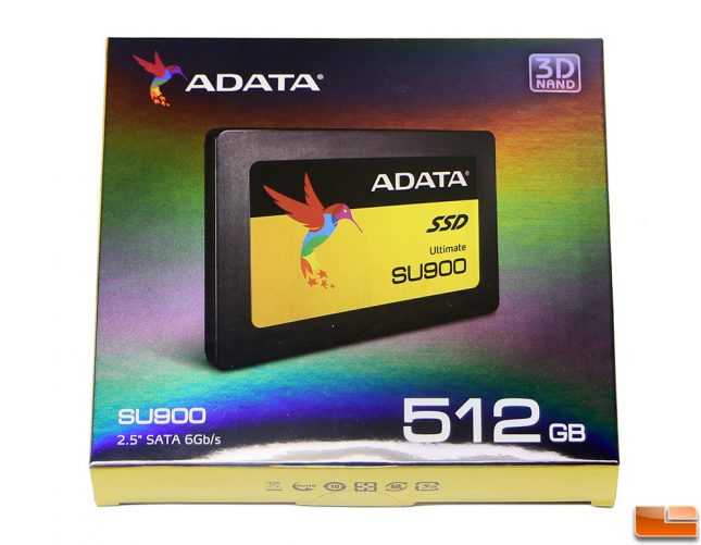 ADATA SU900 Ultimate SSD Retail Packaging 512GB Model