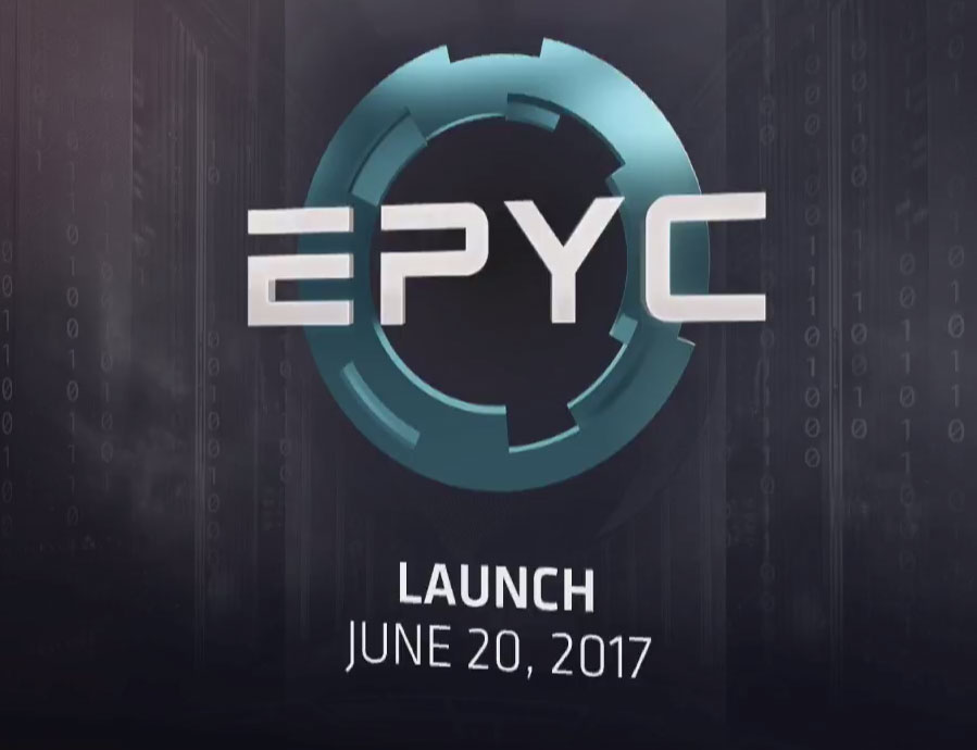 20 июня 2017. AMD EPYC logo.