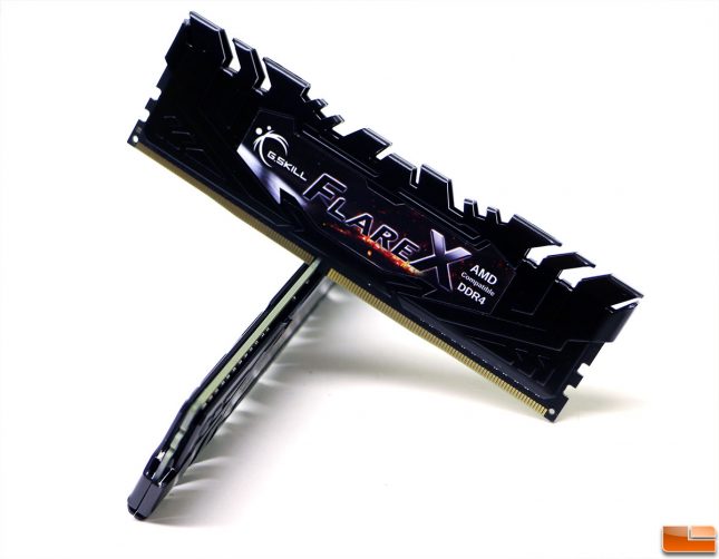 G.Skill Flare X DDR4 Memory Kit For AMD Ryzen Processors