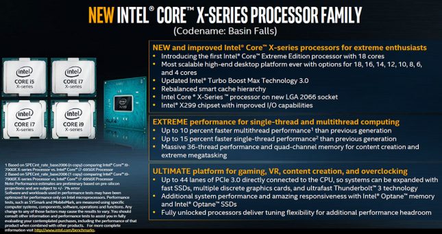 Intel X-Series Processor X299 Platform