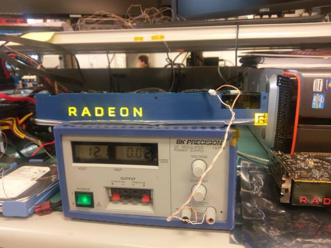 AMD Radeon Vega Fan Testing