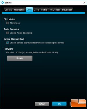 Logitech G900 Chaos Spectrum Firmware