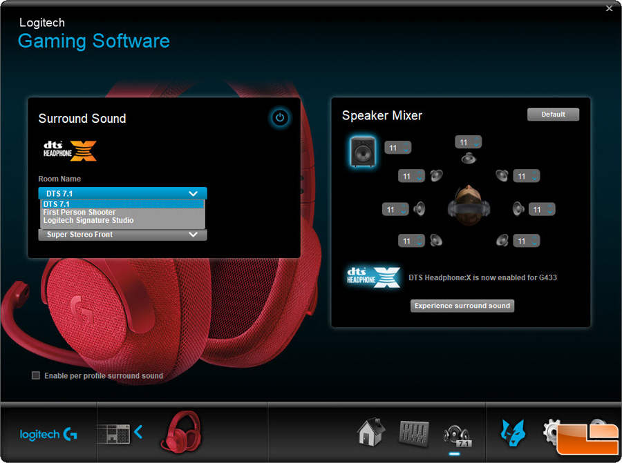 Logitech G433 7 1 Wired Surround Gaming Headset Review Page 3 Of 4 Legit Reviewslogitech Gaming Software