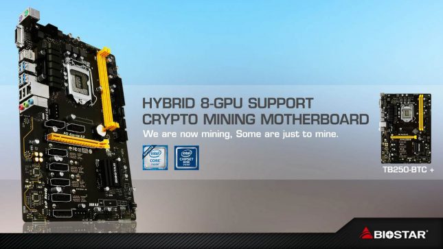 BIOSTAR Introduces the Worlds First 8-Slot PCI-e Mining Motherboard
