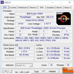 Threadripper 1950X CPU-Z