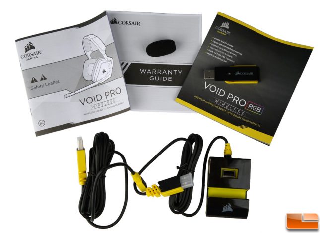 Corsair Void Pro RGB Wireless SE Contents