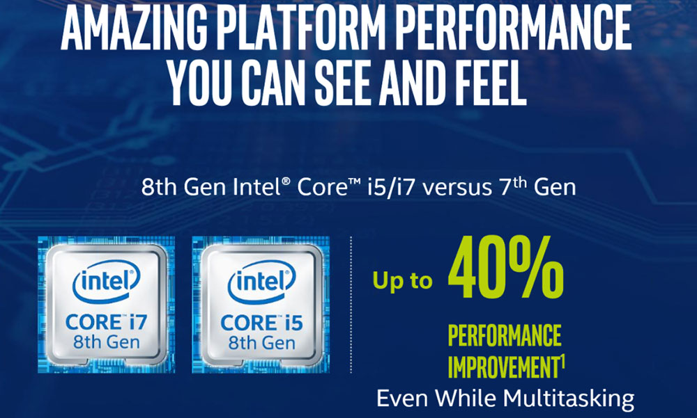 Intel Launches 8th Generation Processors With Percent Performance Gains - Legit Reviews