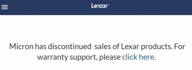 Lexar Sold