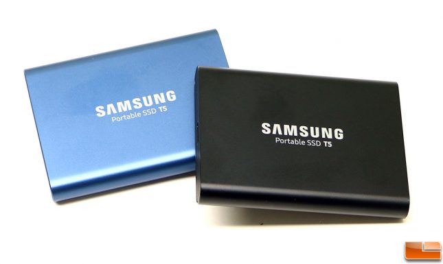 Samsung Portable SSD T5 Drives