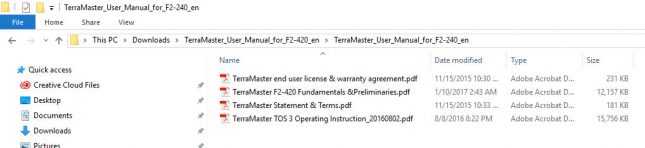 terramaster f2-420 manual