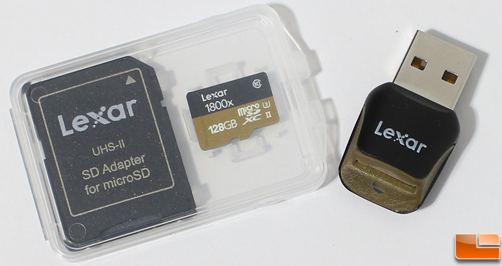 Lexar 128GB Professional 1800x UHS-II microSDXC