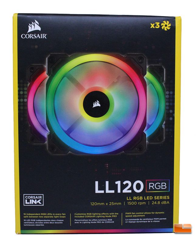 Corsair LL120 RGB Triple Pack -Retail Box