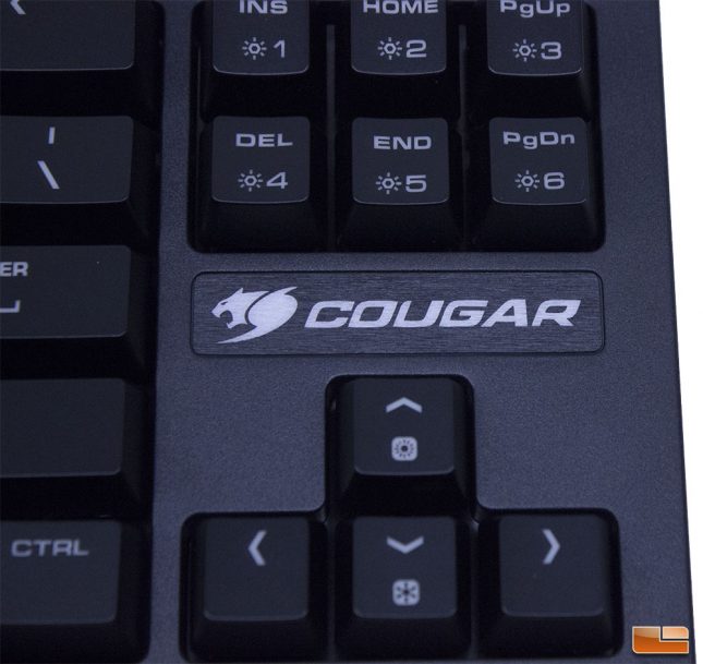 Puri TKL - Cougar branding by the arrow keys