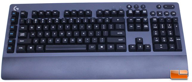 The Logitech G613 - US 108 Key Layout