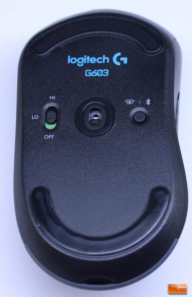 Logitech G603 - Bottom Area