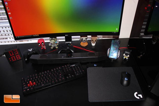 Logitech PowerPlay w/G703 on a desk