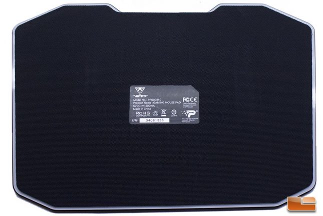 Viper Gaming LED Mouse Pad - Bottom