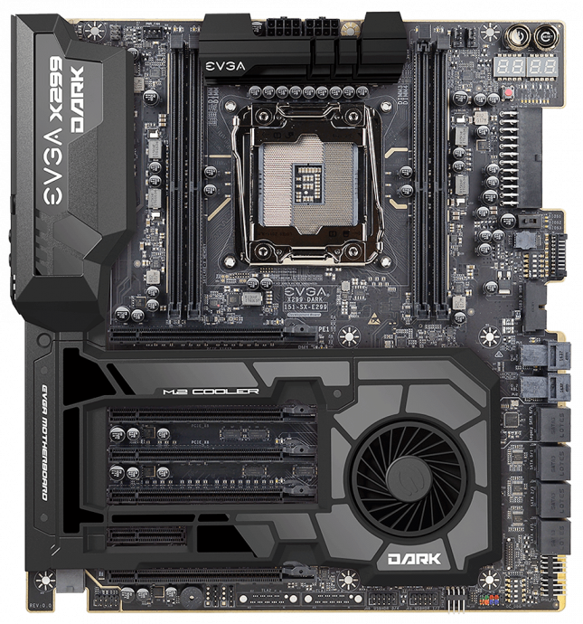 EVGA X299 DARK Motherboard - Pre-Production Sample from June 2017