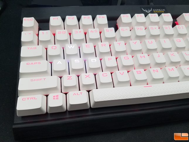 CORSAIR GAMING PBT Double-shot White Keycaps