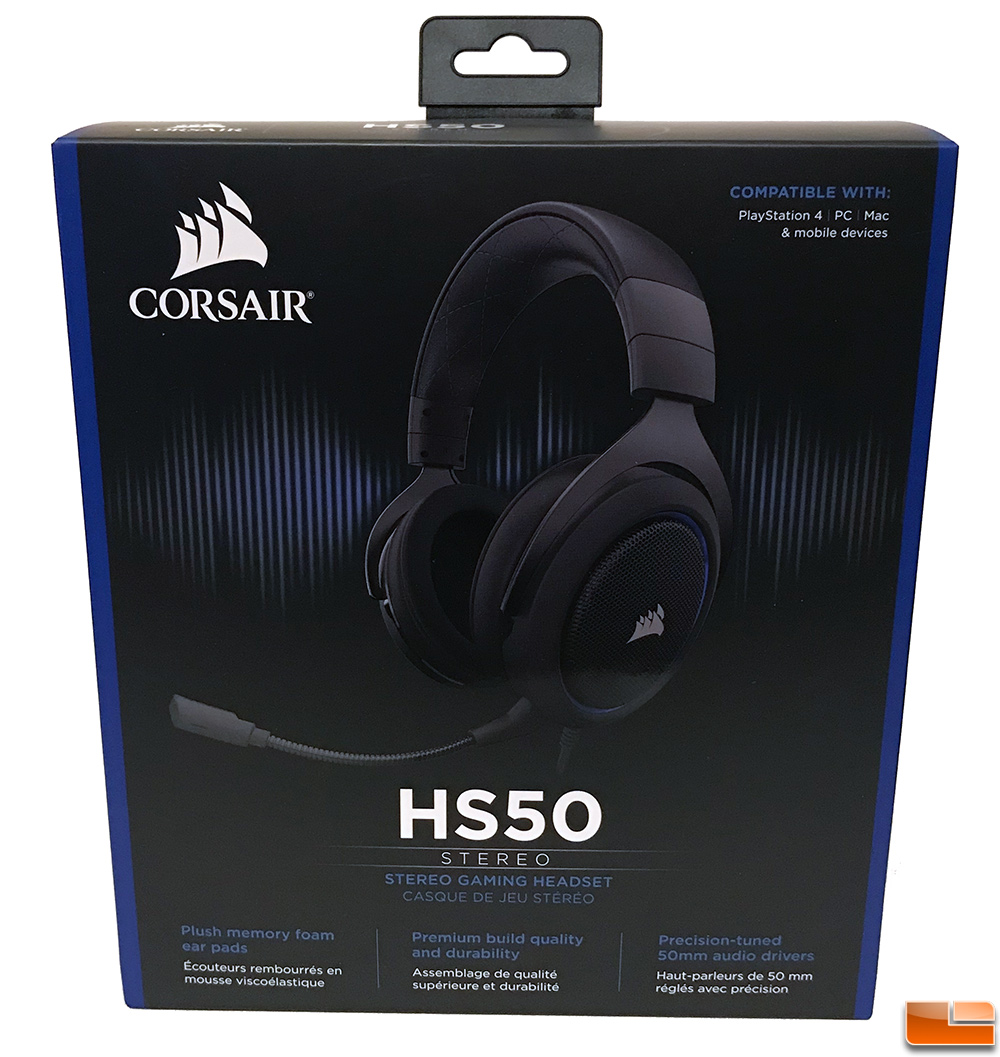 paradijs Plaats koud Corsair HS50 Stereo Gaming Headset Review - Legit Reviews