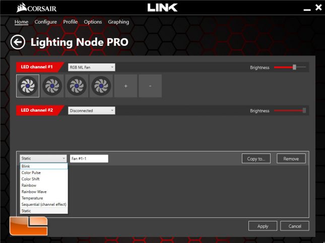 Corsair Link - Lighting Modes For the ML RGB Fans