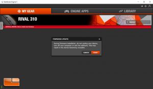 SteelSeries Rival 310 - Firmware Update in Engine 3