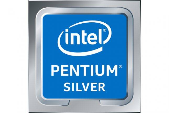 Intel Pentium Silver Processor Badge
