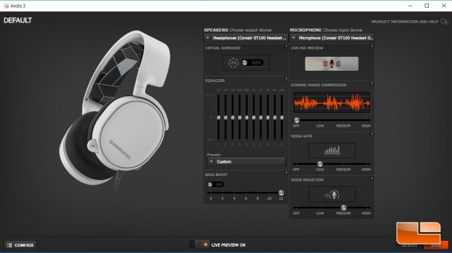 Arctis 3 - Engine 3 Audio Control