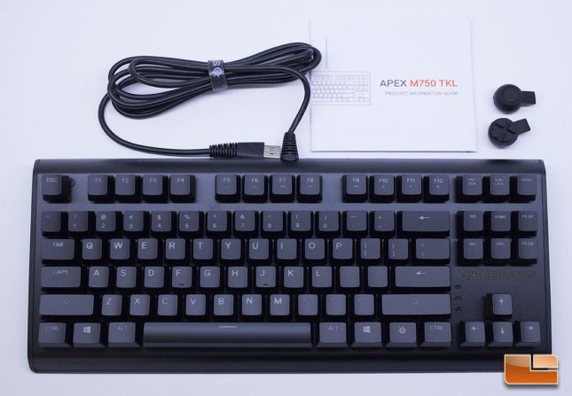 SteelSeries M750 TKL - Package Contents