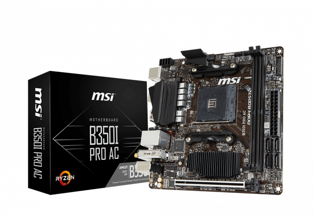 MSI B350I PRO AC