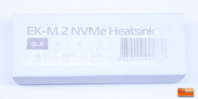 EKWB - M.2 NVMe Basic Retail Box