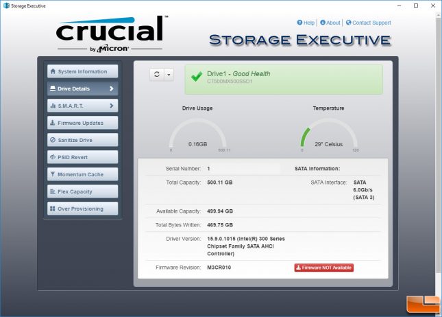 crucial storage executive