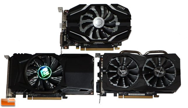 AMD Radeon RX 560, Radeon RX550 and NVIDIA GeForce GTX 1050 Ti 