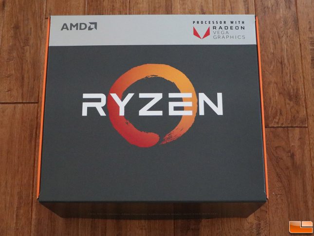 AMD Raven Ridge Ryzen Processor Unboxing