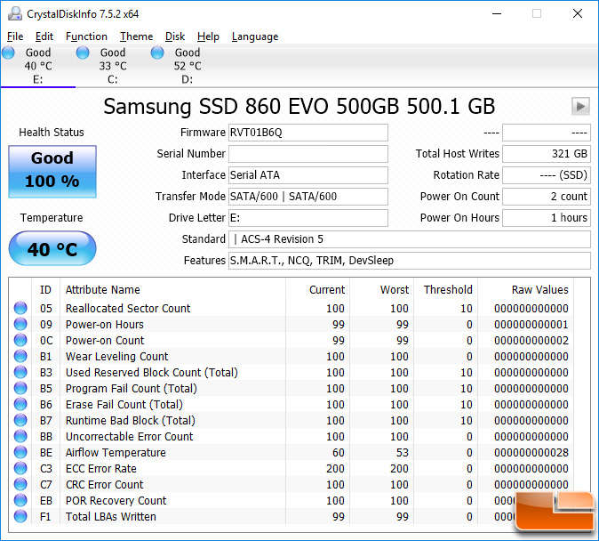 Samsung 860 EVO 500GB SATA SSD Review - 2 of 7 - Legit Reviews