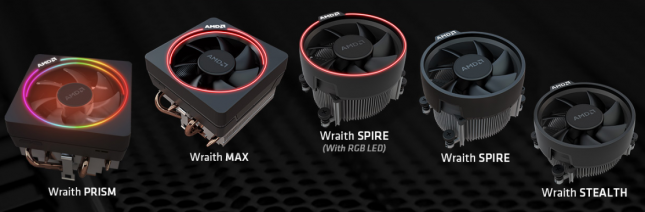 AMD Wraith CPU Coolers