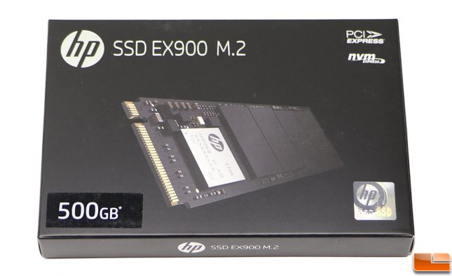 HP SSD EX900 Retail Packaging