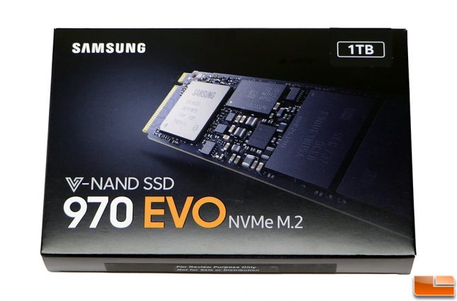 Samsung SSD 970 EVO Retail Packaging