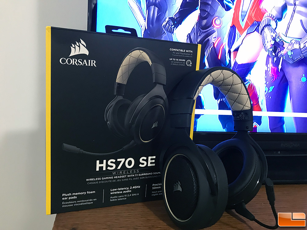 gele jeg er enig underkjole Corsair HS70 Wireless Headset Review - Legit Reviews
