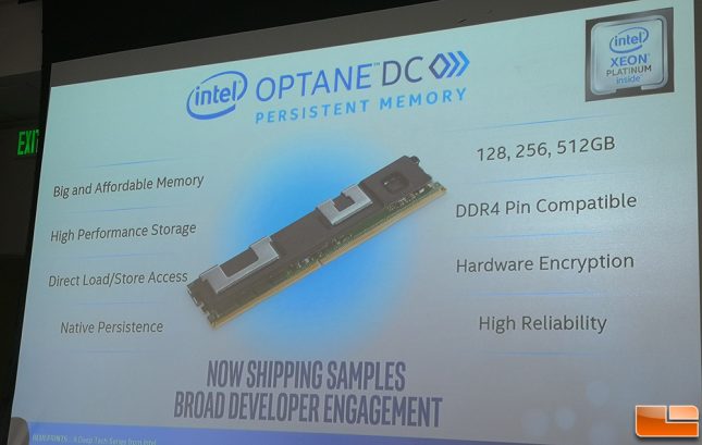 Intel optane DC persistent memory