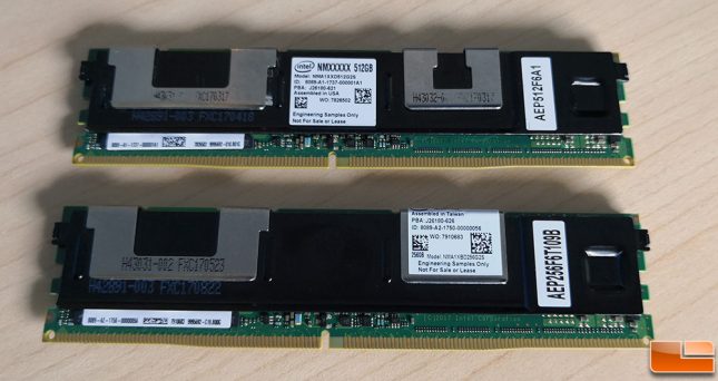 Intel Optane DC Persistent Memory Modules