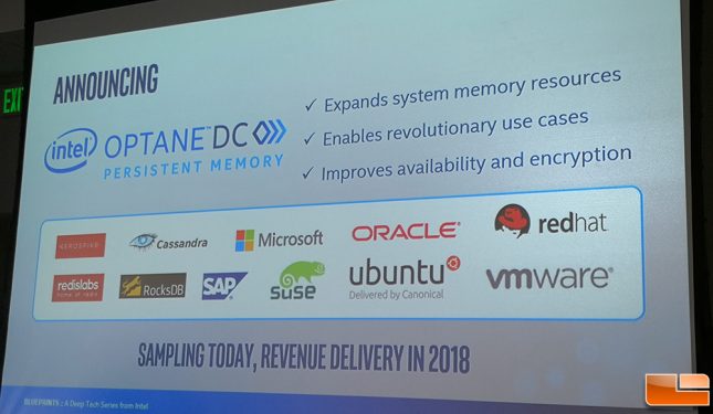 Intel Optane DC Persistent Memory