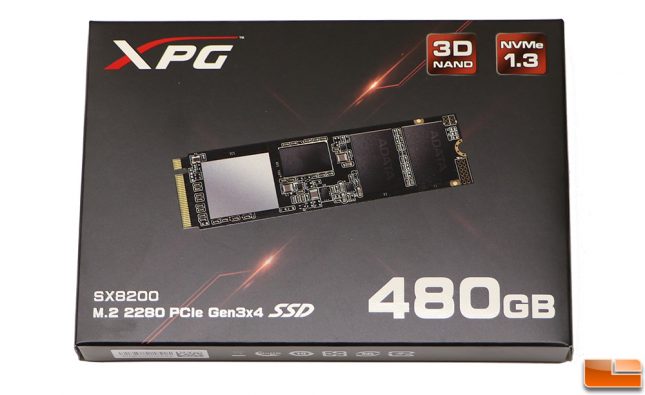 ADATA XPG SX8200 Retail Packaging