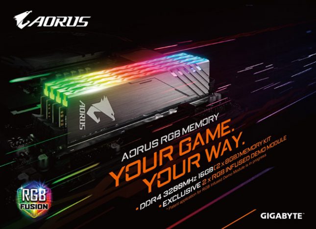 AORUS RGB DDR4 Memory Modules