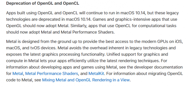 apple opengl deprecation