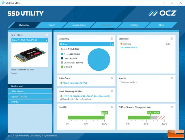 OCZ SSD Utility