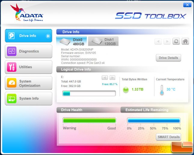ADATA SSD Utility